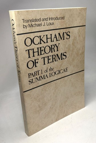 Ockham theory terms part - ockham´s,