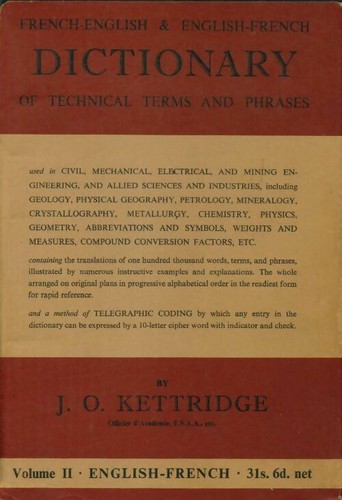 Dictionnary technical terms - dictionnary,